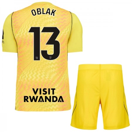 Camisetas Atlético Madrid Oblak 13 Portero 2026/27 Amarilla - Niño (+ Pantalones)