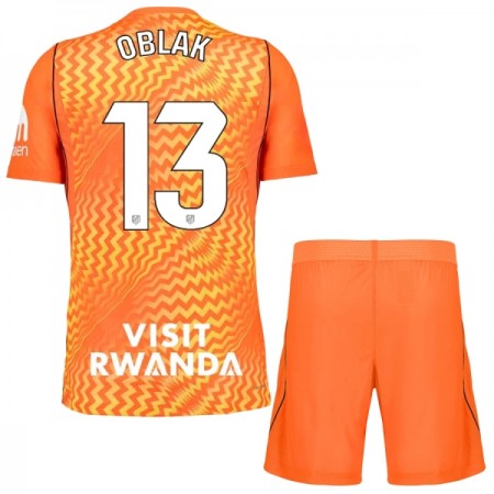 Camisetas Atlético Madrid Oblak 13 Portero 2026/27 Naranja - Niño (+ Pantalones) Camisetas Atlético Madrid Oblak 13 Portero 2026/27 Naranja - Niño (+ Pantalones)
