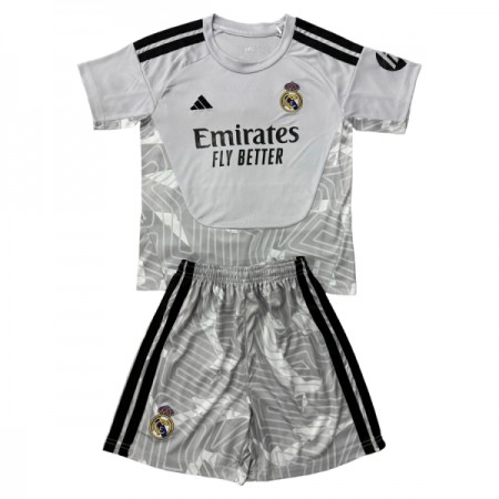 Camisetas Real Madrid Portero 2026/27 Gris - Niño (+ Pantalones)