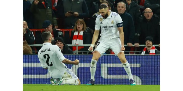 Champions League: Liverpool 2-5 Real Madrid, Benzema y Vinícius marcaron 2 cada uno Champions League: Liverpool 2-5 Real Madrid, Benzema y Vinícius marcaron 2 cada uno
