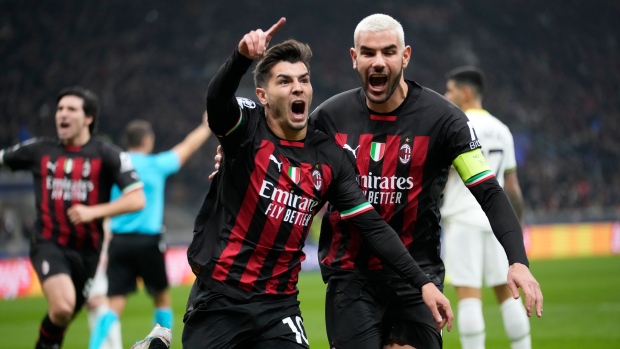 Liga de Campeones: 1/8 de final, el AC Milan venció al Tottenham 1-0
